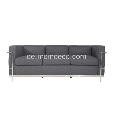 Le Corbusier LC2 Fabir 3 Sitzer Sofa Replik